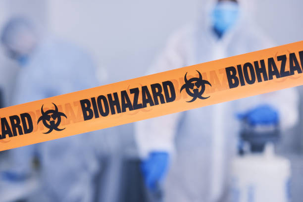 Professional Biohazard Cleanup technician working in Montara, CA